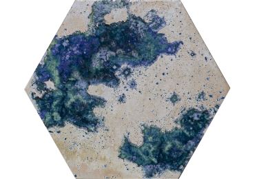 Hutton Raku Decor Hexagon 25x29