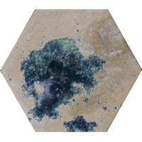 Hutton Raku Decor Hexagon 25x29