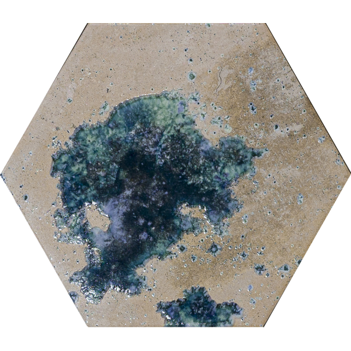 Hutton Raku Decor Hexagon 25x29