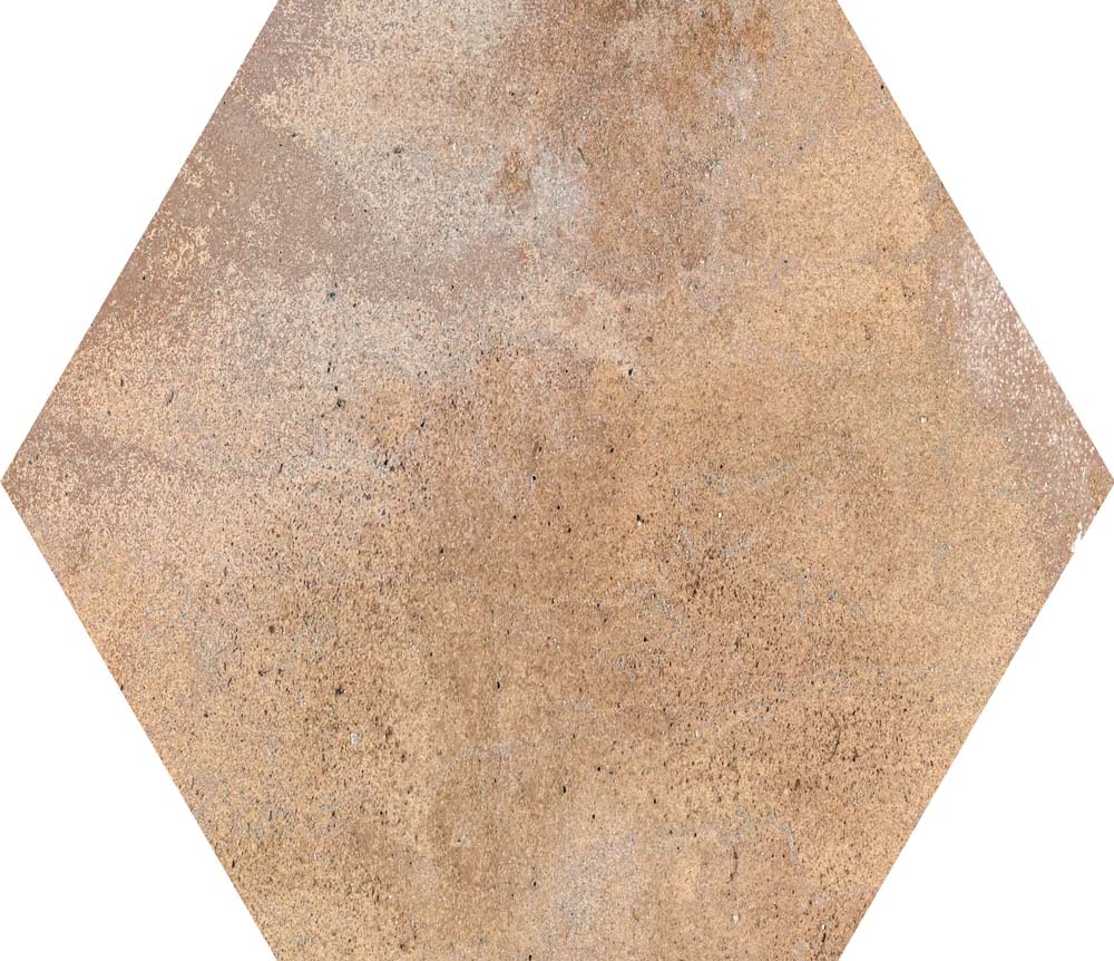Hutton Rosso Natural Hexagon 25x29