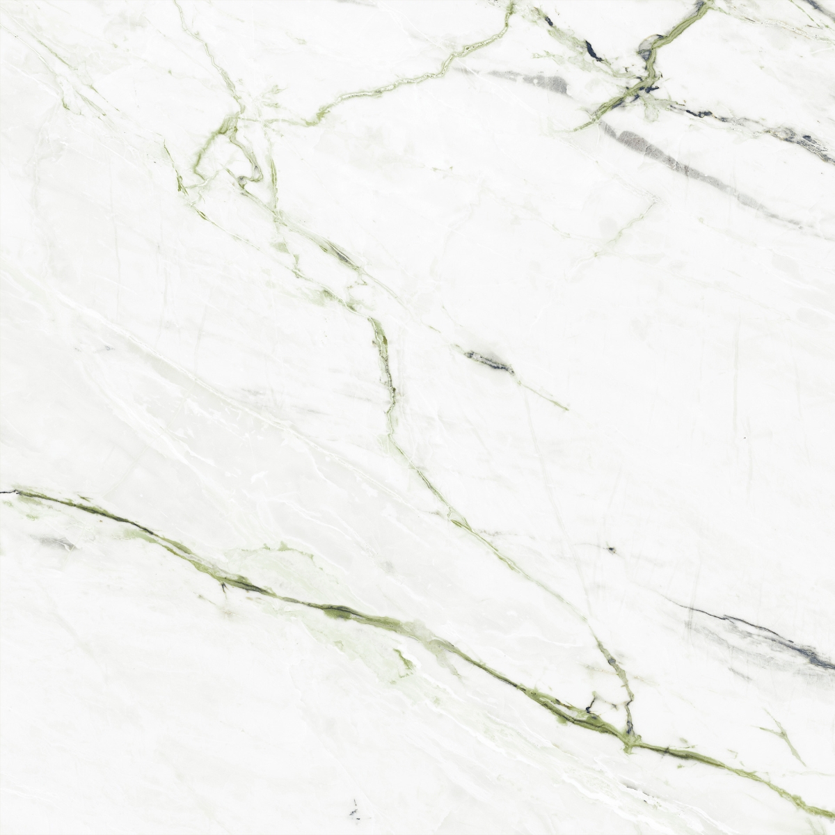 Incanto Calacatta Green Glossy Rt 75X75