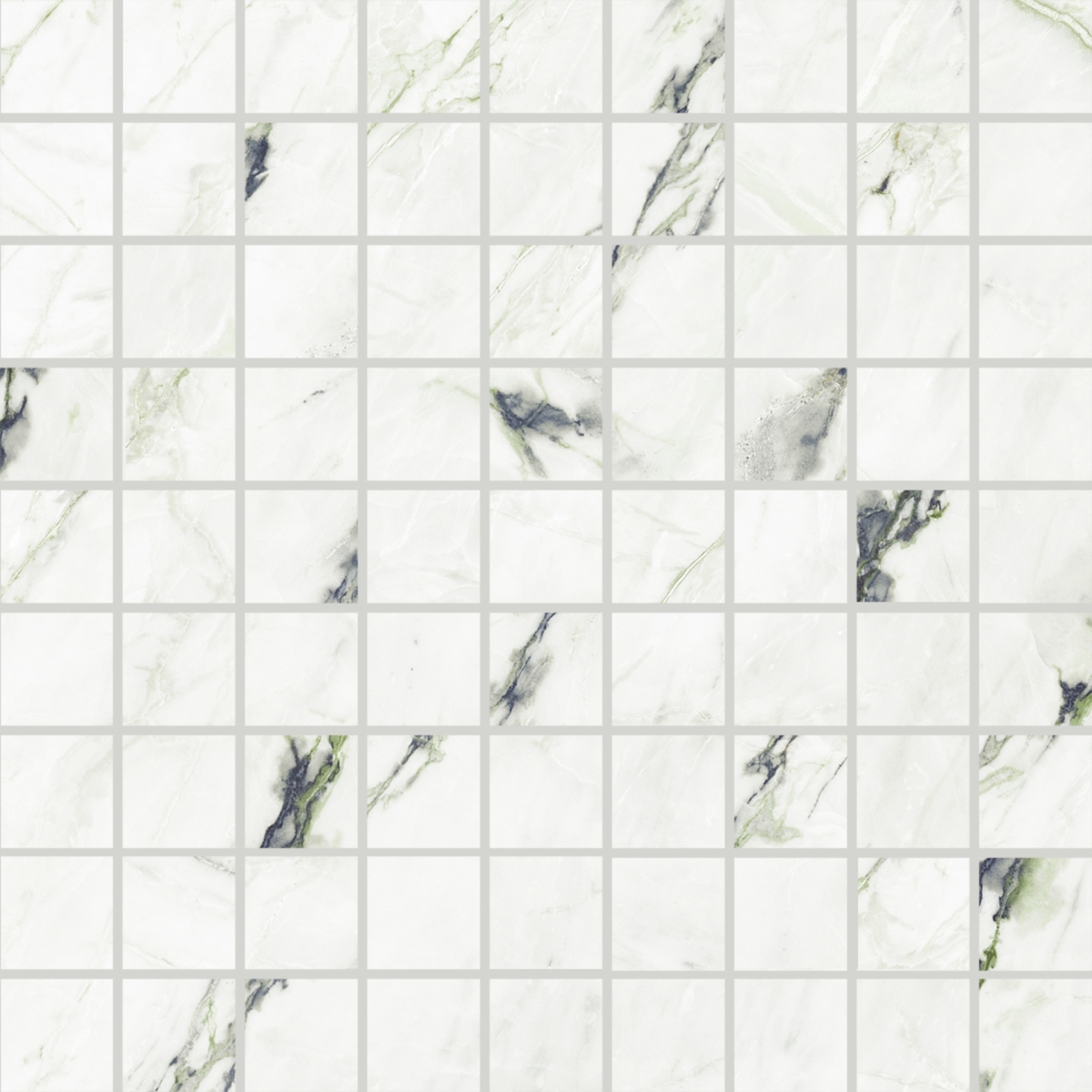 Incanto Calacatta Green Mosaico Glossy 30X30