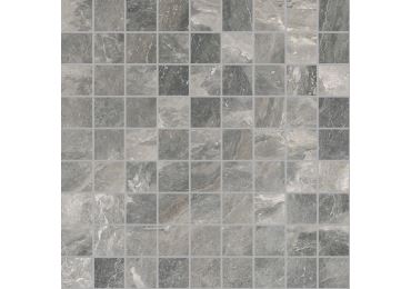 Incanto Crux Grey Mosaico Glossy 30X30