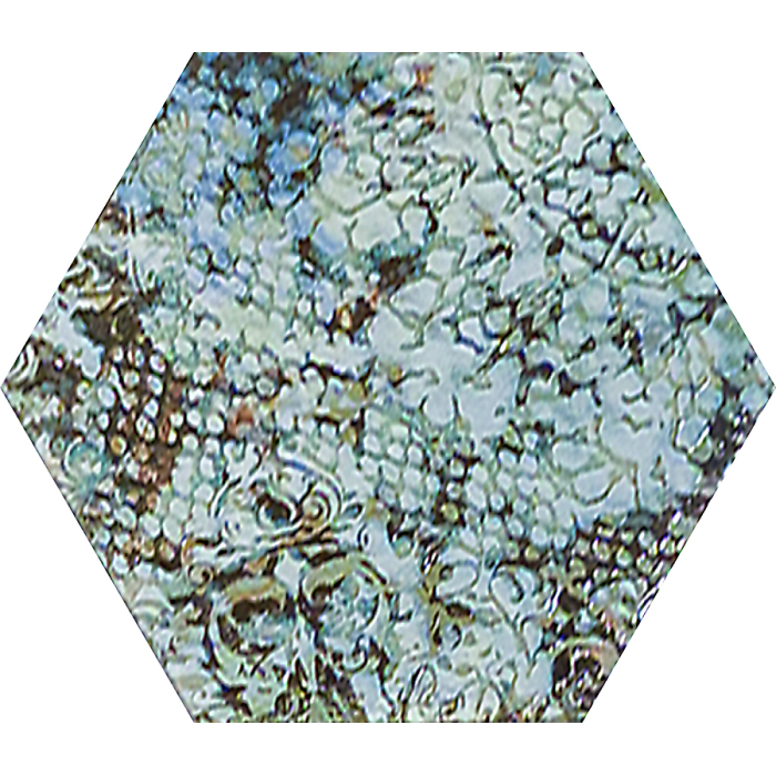 Inedita Blue Nat. Hexagon 25x29