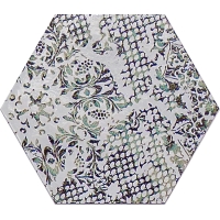 Inedita White Nat. Hexagon 25x29