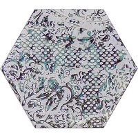 Inedita White Nat. Hexagon 25x29