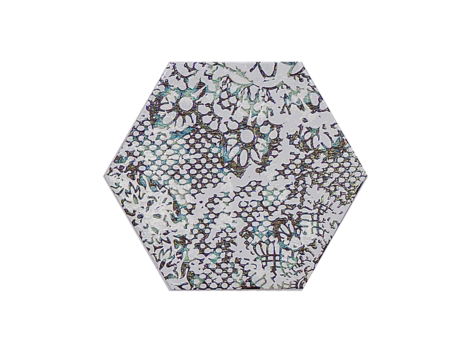 Inedita White Nat. Hexagon 25x29