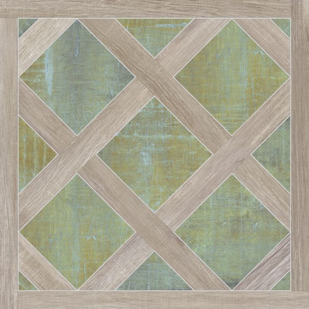 Intarsio Green Natural         59,55X59,55