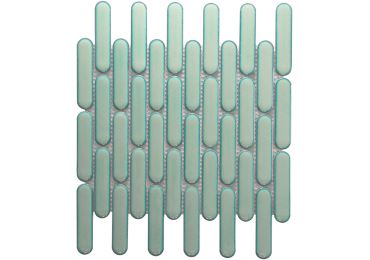 Light Green Glossy Oval 30X30
