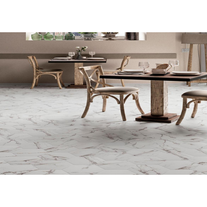Marmi Blanc Hex 23X27