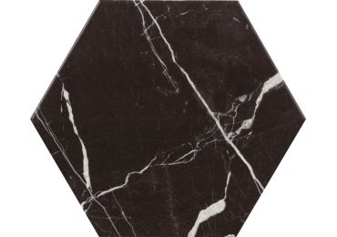 Marmi Nero Hex 23X27