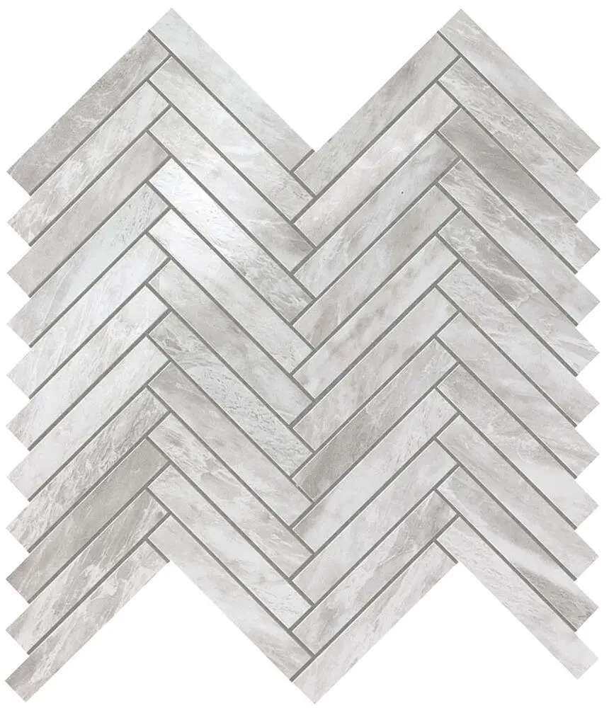 Marvel Bardiglio Grey Herringbone Wall 30×30,5