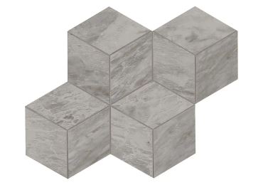 Marvel Bardiglio Grey Mosaico Esag Lapp 30×35