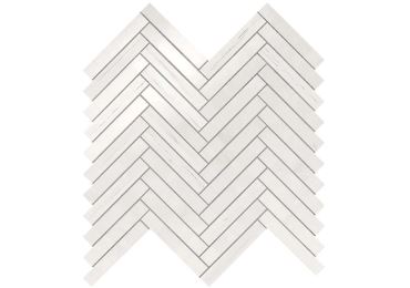 Marvel Bianco Dolomite Herringbone Wall 30×30,5