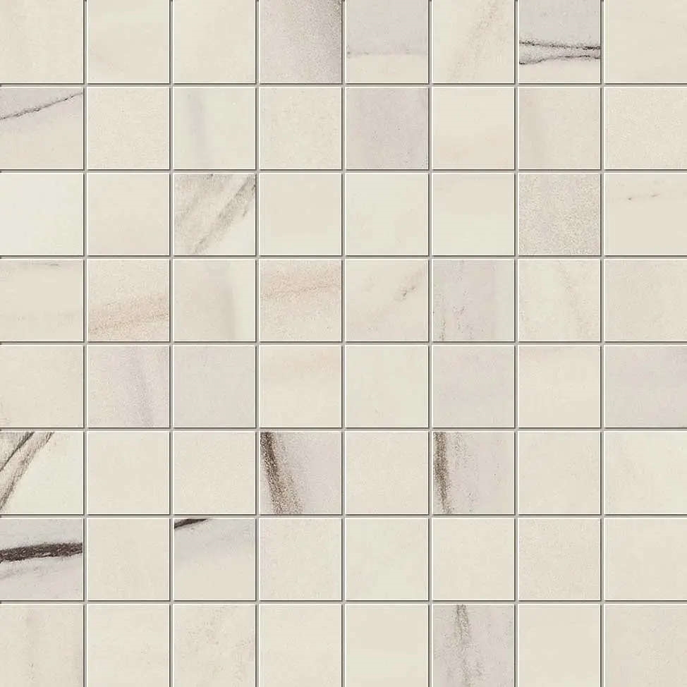 Marvel Bianco Fantastico Mosaico Matt 30×30