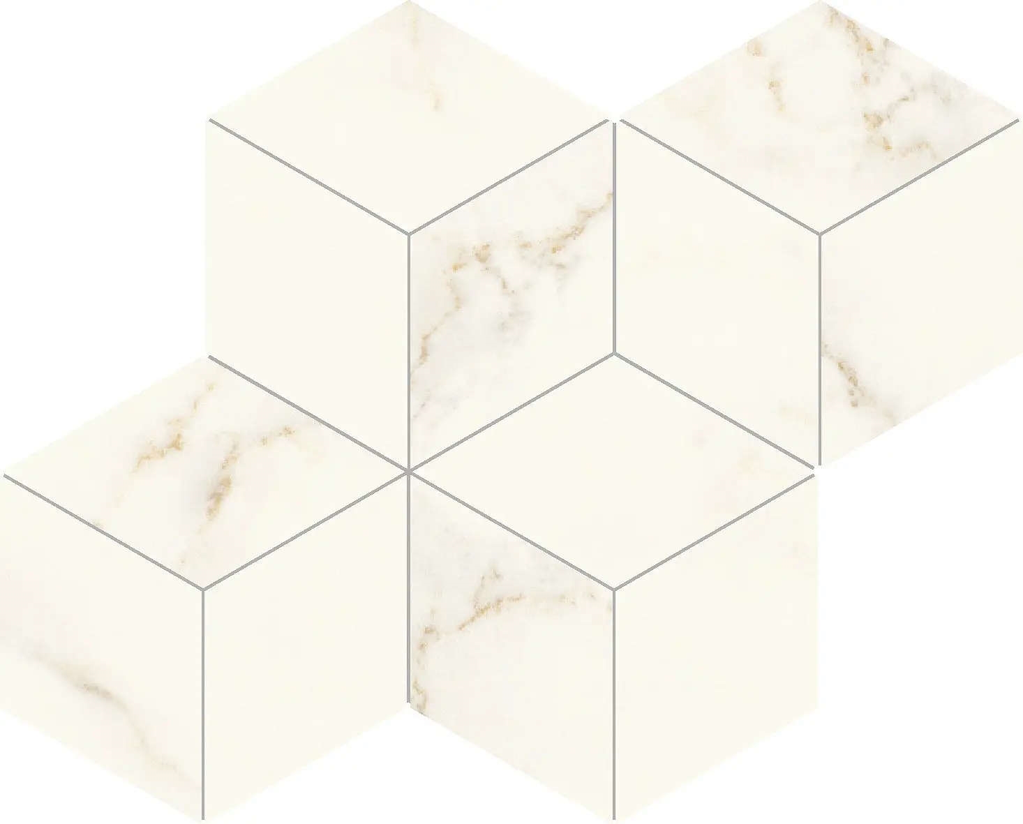 Marvel Calacatta Apuano Mosaico Esagono Silk 30×35