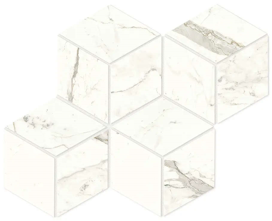 Marvel Calacatta Delicato Mos Esagono Lapp 30×35