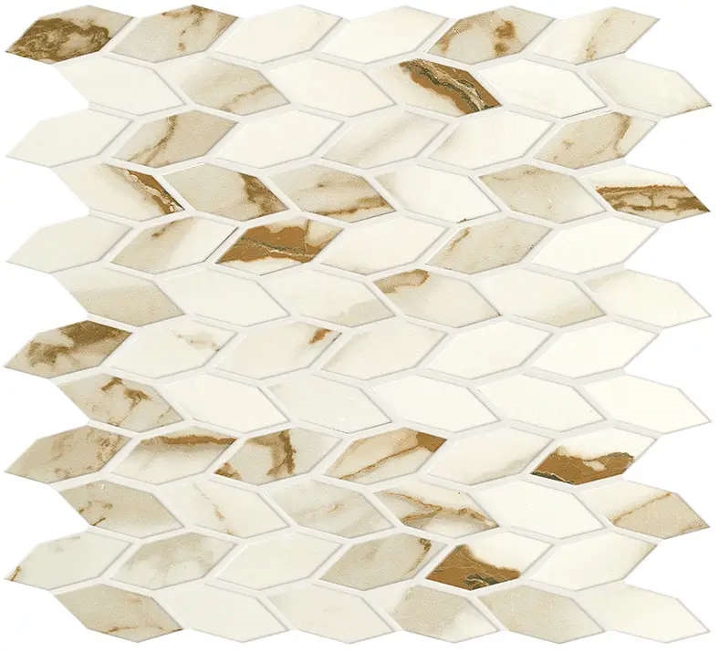 Marvel Calacatta Imperiale Mos Twist Shiny 30,5×30,5