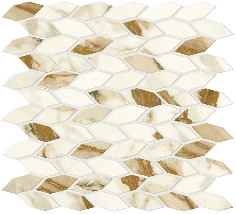 Marvel Calacatta Imperiale Mos Twist Silk 30,5×30,5
