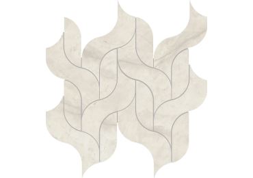 Marvel Calacatta Perla Mosaico Waterfall Lappato 27,7×30,5