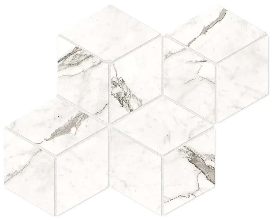 Marvel Calacatta Prestigio Mos Esagono Lapp 30×35