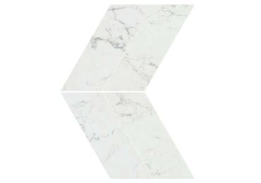 Marvel Carrara Pure Chevron Lappato 22,5×22,9