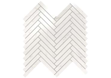 Marvel Carrara Pure Herringbone Wall 30×30,5