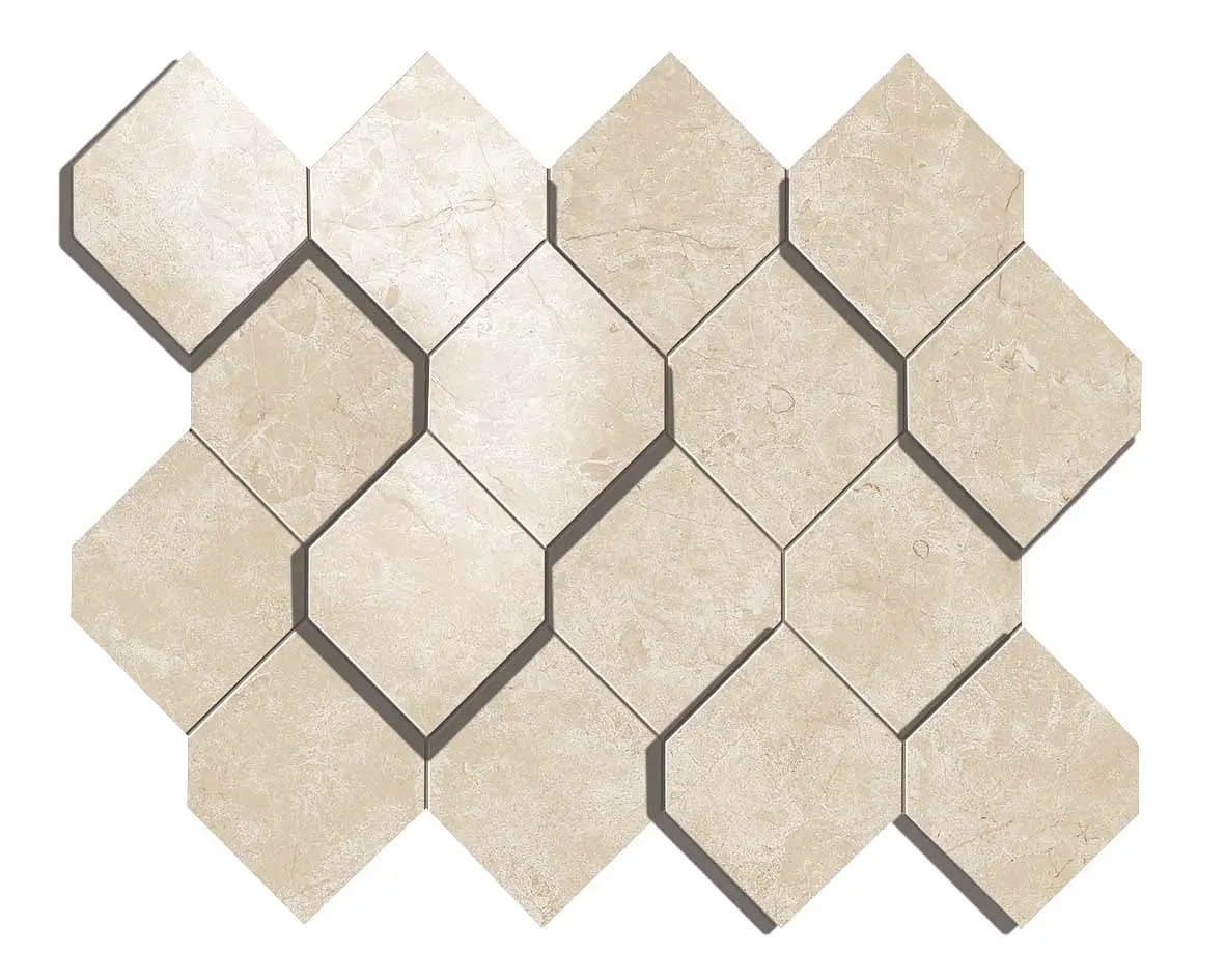 Marvel Cream Prestige Mosaico Esagono D 28,2×35,3