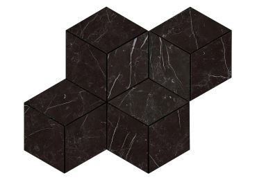 Marvel Nero Marquina Mosaico Esag Lapp 30×35