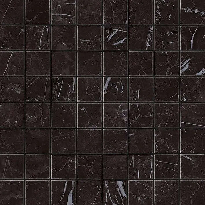 Marvel Nero Marquina Mosaico Matt 30×30