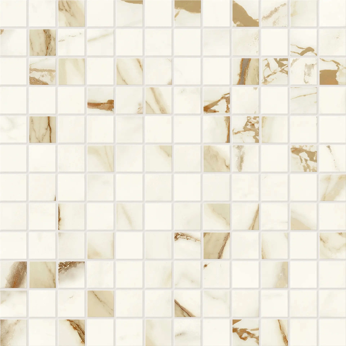 Marvel Statuario Supremo Mosaico Lapp 30×30