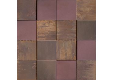 Metal Bronze 3D Cubes 30X30