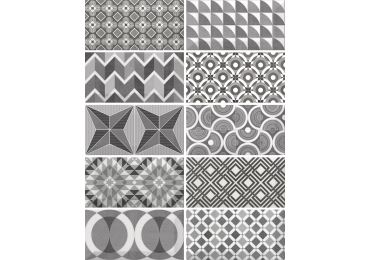 Metro Patchwork B&W 7,5X15