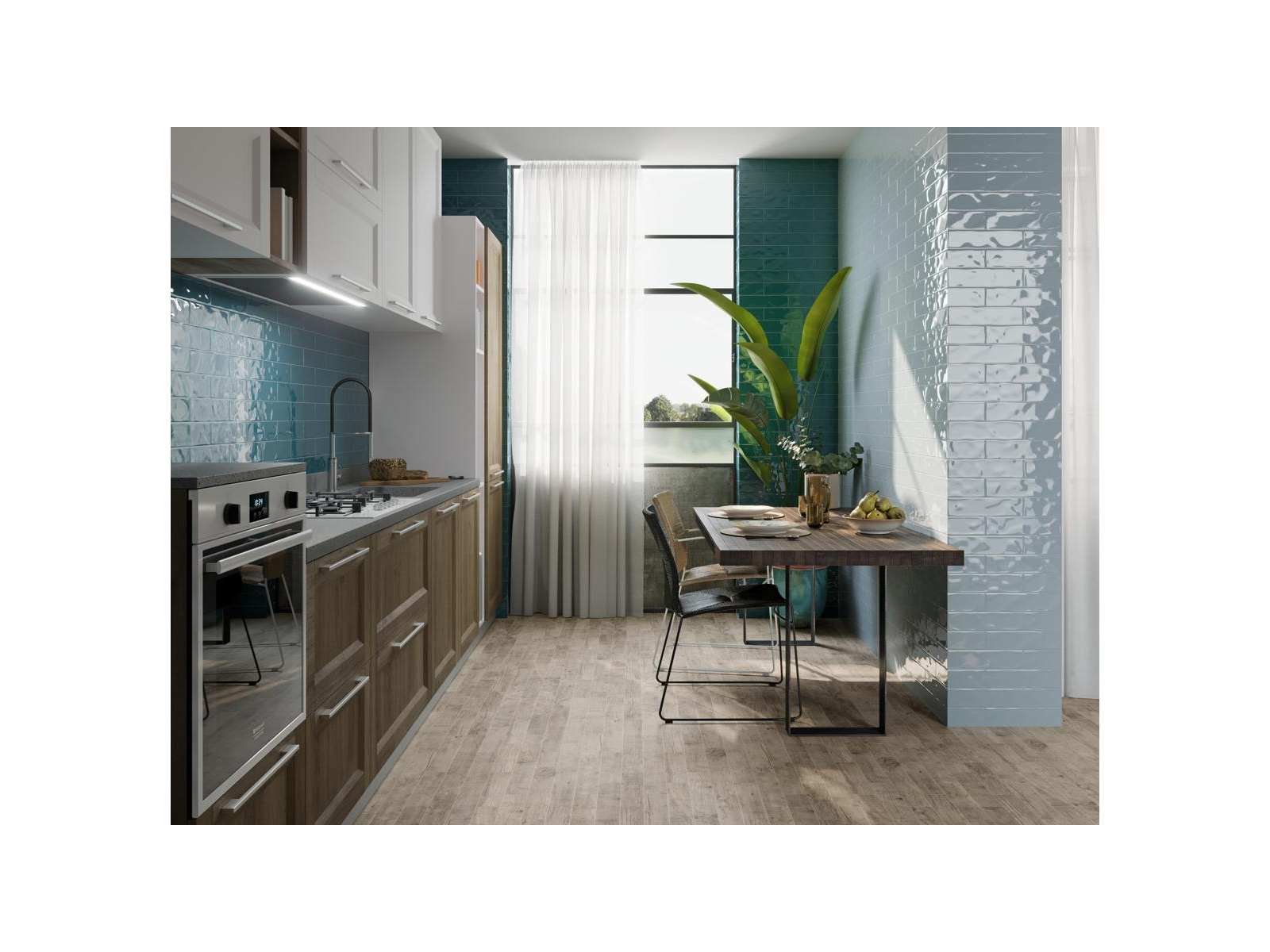 Moldura Acuarela Aqua 5X30