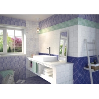 Moldura Blanco Brillo 4X15