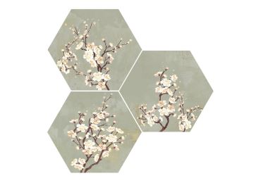 Mood Green Decor Hexagon 25x29