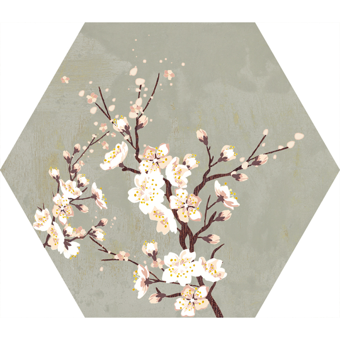 Mood Green Decor Hexagon 25x29