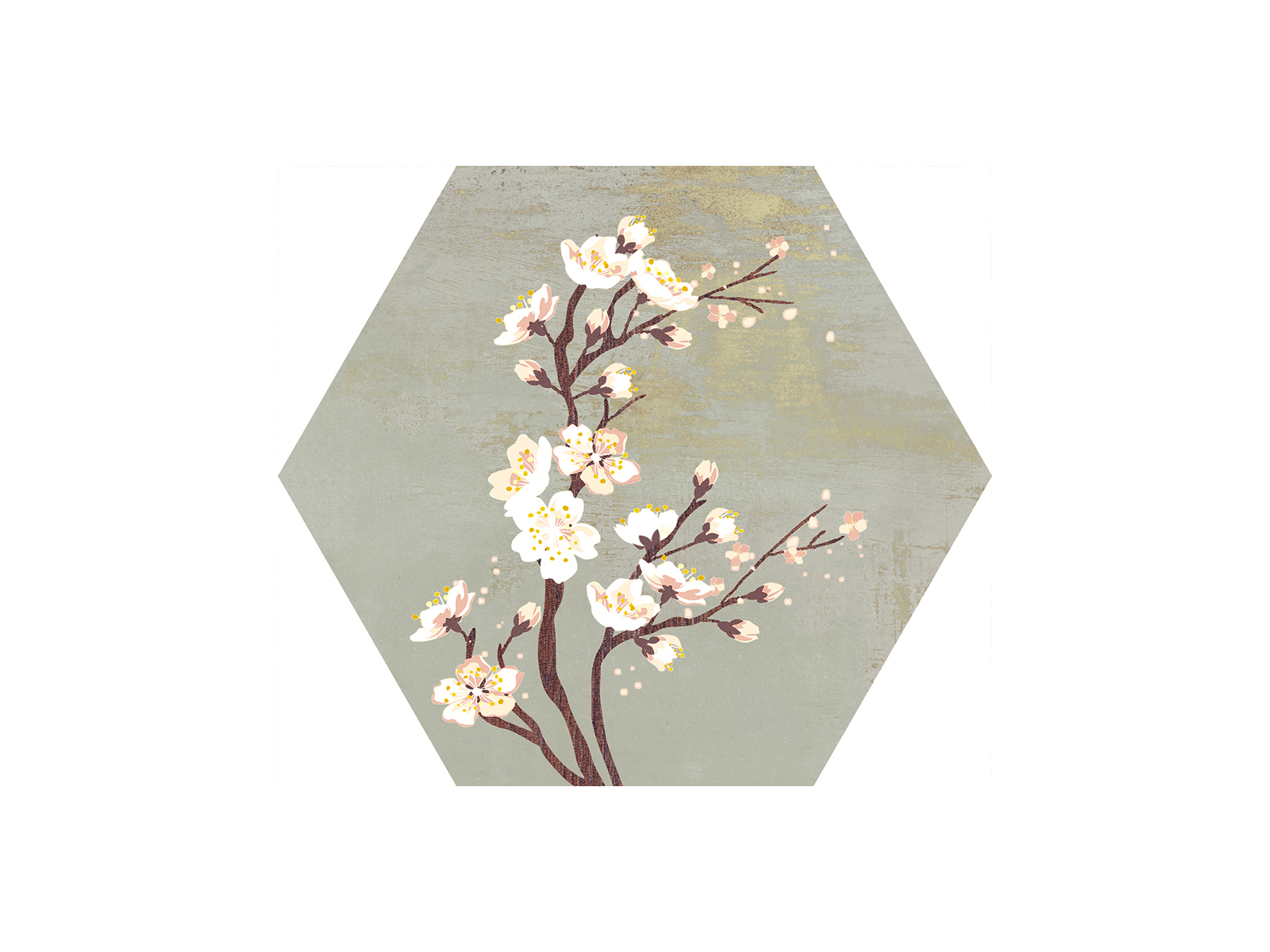 Mood Green Decor Hexagon 25x29