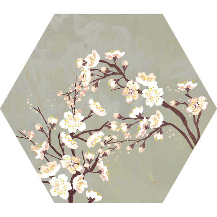 Mood Green Decor Hexagon 25x29
