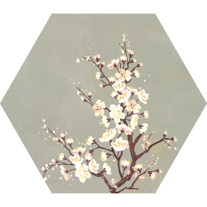 Mood Green Decor Hexagon 25x29
