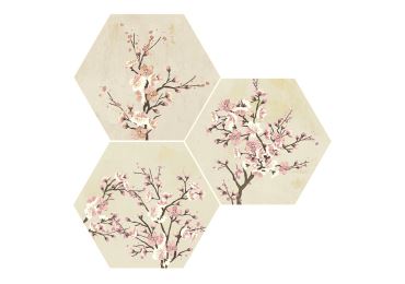 Mood Ivory Decor Hexagon 25x29