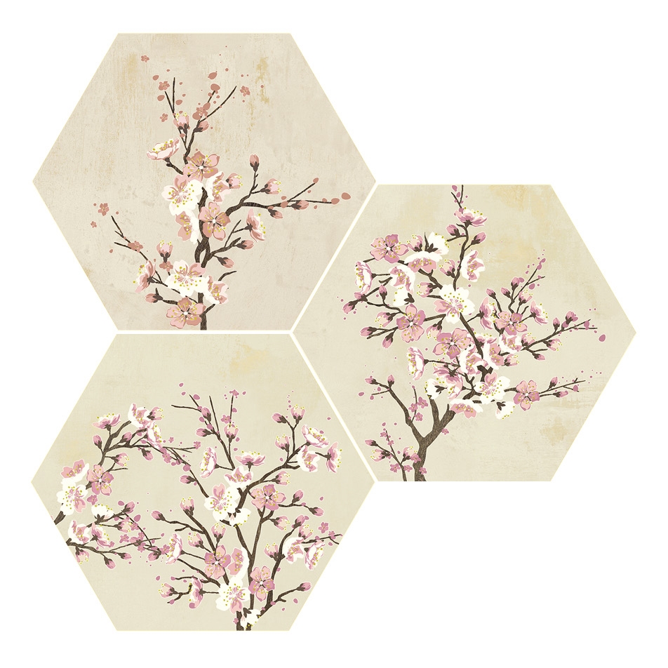 Mood Ivory Decor Hexagon 25x29