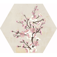 Mood Ivory Decor Hexagon 25x29