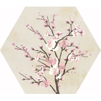 Mood Ivory Decor Hexagon 25x29