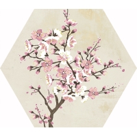 Mood Ivory Decor Hexagon 25x29