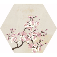 Mood Ivory Decor Hexagon 25x29