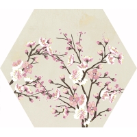 Mood Ivory Decor Hexagon 25x29