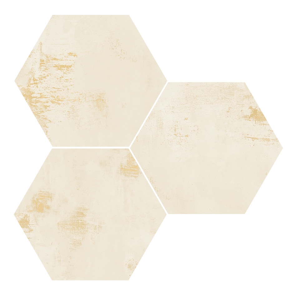 Mood Ivory Natural Hexagon 25x29