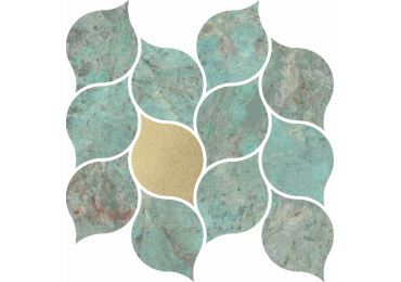 Mosaico Amazonite Leaves 27X24,5
