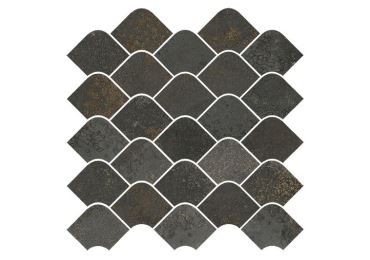 Mosaico Korubo Basalto 30x30